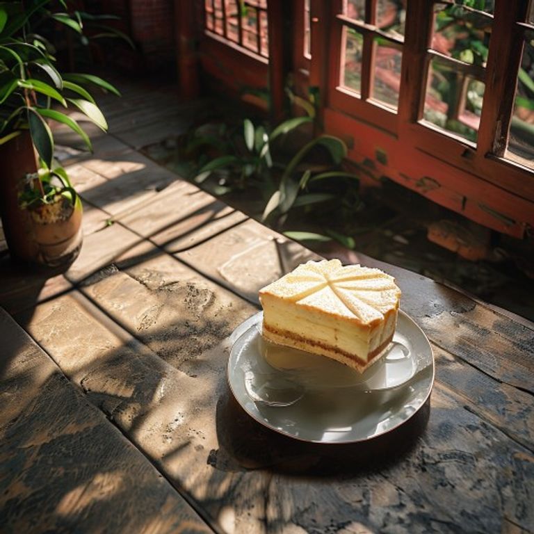 質地的臨界點：從相圖解析「無澱粉輕乳酪」的結構與心靈的韌性 / The Critical Point of Texture: Analyzing the Structure of Starch-Free Light Cheesecake and the Resilience of the Soul - 烘焙科學, 人生哲學, 無澱粉甜點, 心靈療癒, 花の丘